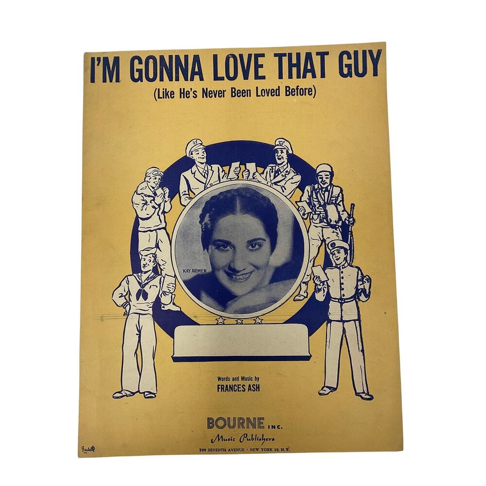 Im Gonna Love That Guy Sheet‎ Music1945 Frances Ash